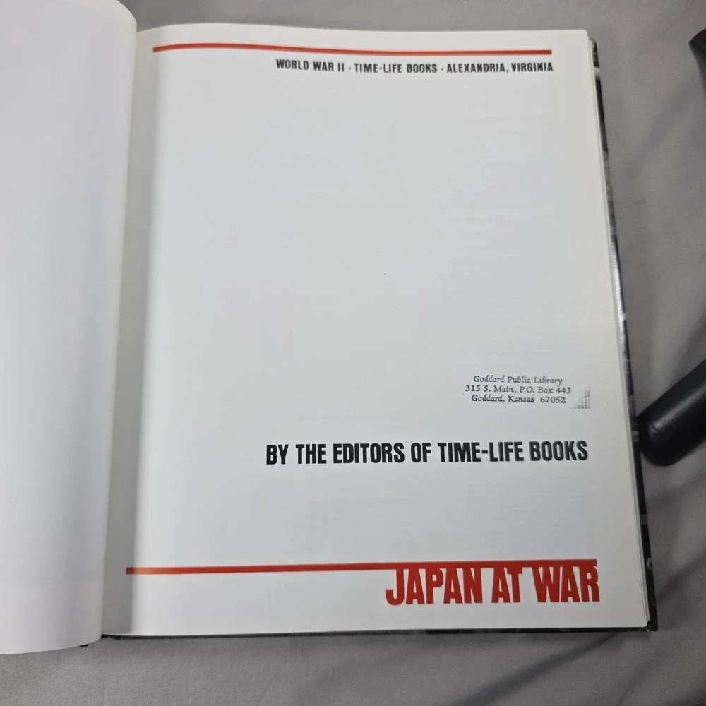 Vintage 1980 Time Life Books World War II Hardcover Japan At War